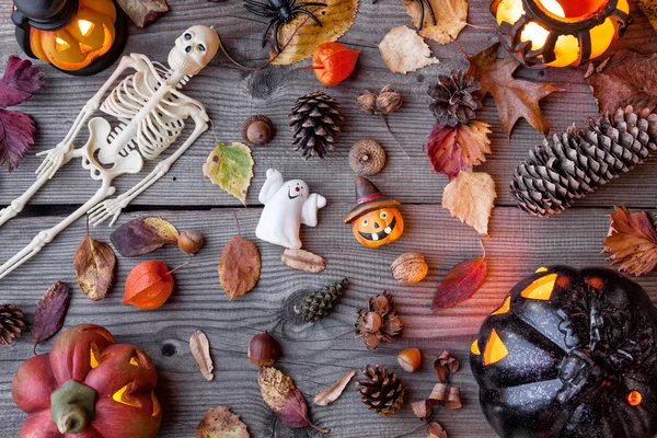 Latar belakang liburan halloween tradisional yang menakutkan — Stok Foto
