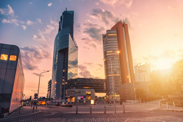 Wolkenkrabbers en moderne architectuur in Wenen Oostenrijk — Stockfoto