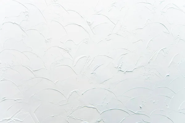 Texture Plâtre Décoratif Est Bleu Clair Égratignures Relief Sur Mur — Photo
