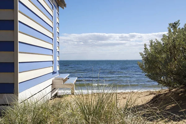Brighton Beach Hut Μελβούρνη Στην Αυστραλία — Φωτογραφία Αρχείου