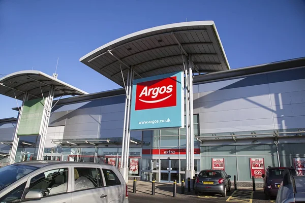 Swansea Reino Unido Diciembre 2016 Entrada Principal Argos Megastore Tomada — Foto de Stock
