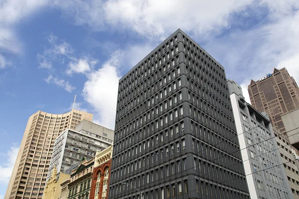 Melbourne Australia Marzec 2017 Modern Office Budynków Mieszkalnych Centrum Miasta — Zdjęcie stockowe