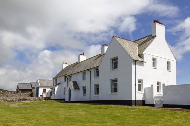 Swansea, İngiltere: 24 Haziran 2016: Milli güven dükkanı ve Ziyaretçi Merkezi Rhossili. Bir koruma organizasyonu İngiltere, Galler ve Kuzey İrlanda Ulusal güvendir.