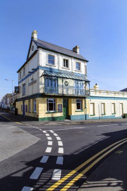 Swansea, İngiltere: 11 Mart 2016: Kral Edward'ın Road, Swansea kriket oyuncusu'nın barda. Alan öğrenciler için popüler bir mekan.