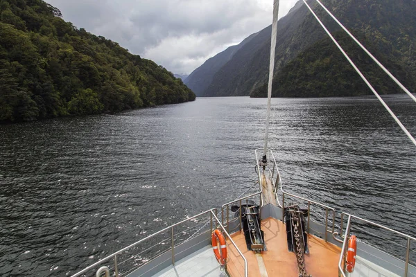 Cruising Doubtful Sound South Island New Zealand — Stock Photo, Image