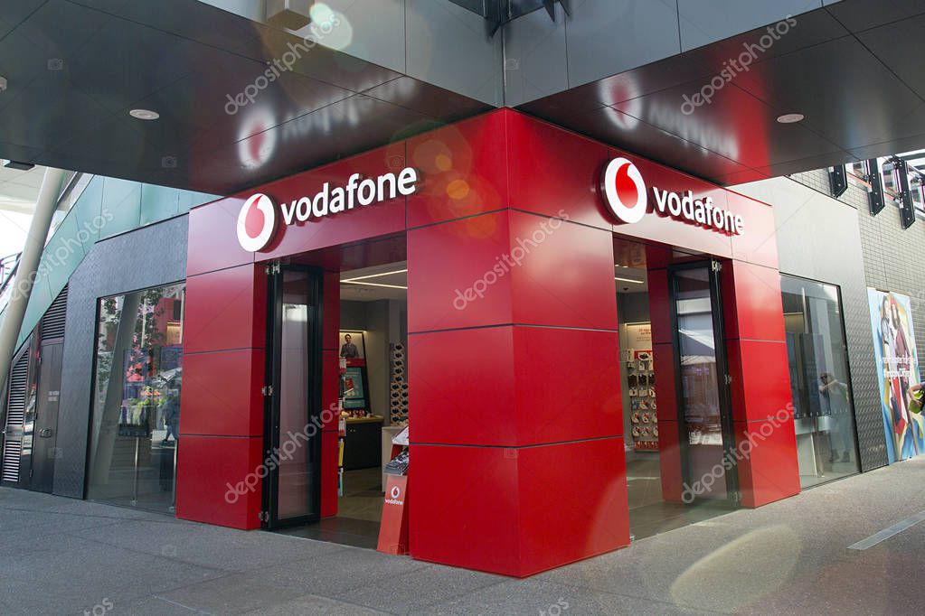 Melbourne, Australia: April 07, 2018: Vodafone store - Vodafone Australia or Vodafone Hutchison Australia is a mobile telecommunications company that operates the Vodafone brand in Australia.