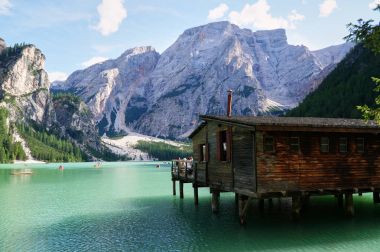 Lago di Braies in Italy