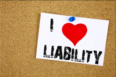 Aşk sorumluluk kavramı sorumluluk yasal suçla Risk yapışkan not, hatırlatma izole arka plan kopya alanı ile yazılı sevgi dolu anlam gösterilen metin resim yazısı ilham yazma el