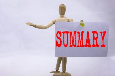 Kavramsal el Özeti iş kavramı kısa inceleme iş alanı yapışkan not heykel zemin üzerine yazılmış genel bakış için gösterilen metin resim yazısı ilham yazma