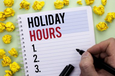 Tatil saat gösteren not yazma. Kutlama zaman mevsimlik gece yarısı satış Extra-Time tarafından adam tutarak Marker defter kitap yazıldı açılış vitrine iş fotoğraf.