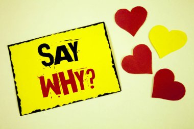 Demek neden soru gösterilen not yazma. İş fotoğraf vitrine Express nedenleri bir soru kavramı hakkında bilgi soran bir açıklama vermek