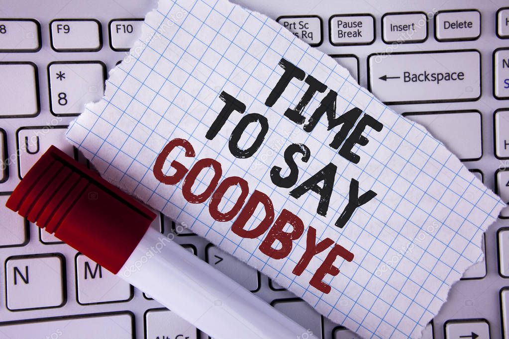 time to say goodbye time to say goodbye