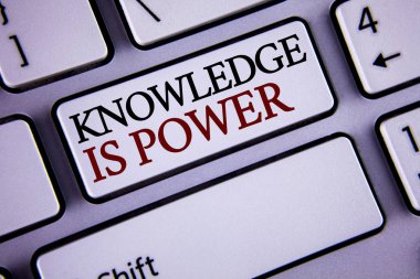 Bilgi güç gösterilen not yazma. Öğrenme vitrine iş fotoğraf-ecek vermek sen diğerleri beyaz klavye anahtar kopyalama alanı en iyi manzaralı yazılı avantaj.