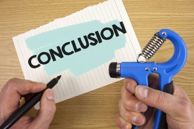 Kavramsal el sonuç gösterilen yazma. İş fotoğraf sonuçları analiz son kararı son bir olay veya süreç vitrine. Kavram bilgi için