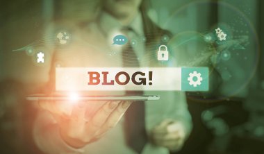 Blogu gösteren kavramsal el yazısı. İş fotoğrafı metni düzenli olarak güncellenmiş web sitesi sayfası modern akıllı aygıtla bireysel Resim fotoğraf ağı şeması tarafından yönetiliyor.