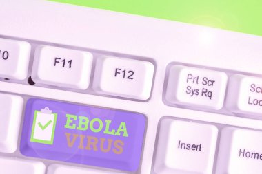 El yazısı Ebola virüsü. Kavram, huanalisisin ve diğer primatların viral hemorajik ateşi anlamına gelir..