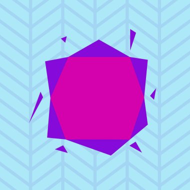 Renkli nesnenin asimetrik ve eşit olmayan biçimi. Simetrik olmayan düzensiz şablon ana hatları çok renkli tasarım. Soyut resmin tasviri