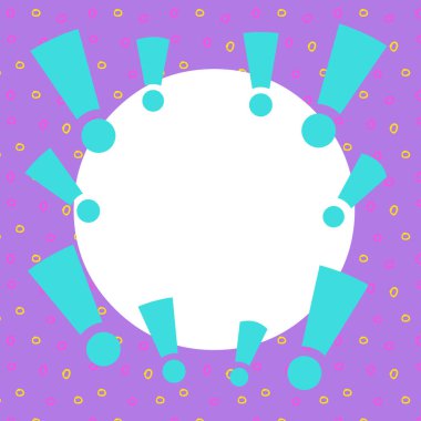 Renkli nesnenin asimetrik ve eşit olmayan biçimi. Simetrik olmayan düzensiz şablon ana hatları çok renkli tasarım. Soyut resmin tasviri