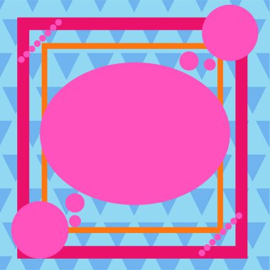 Renkli nesnenin asimetrik ve eşit olmayan biçimi. Simetrik olmayan düzensiz şablon ana hatları çok renkli tasarım. Soyut resmin tasviri