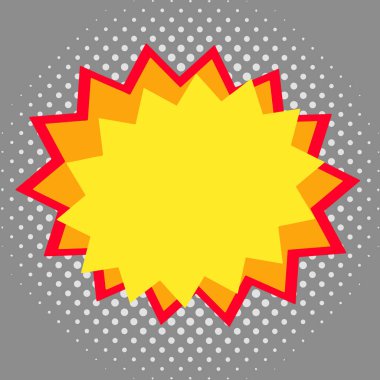 Renkli nesnenin asimetrik ve eşit olmayan biçimi. Simetrik olmayan düzensiz şablon ana hatları çok renkli tasarım. Soyut resmin tasviri