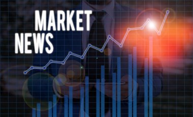 Market News el yazısı. Kavram anlamı Ticari Bildirim Ticaret Raporu Piyasa Güncelleme Kurumsal İçgörü.