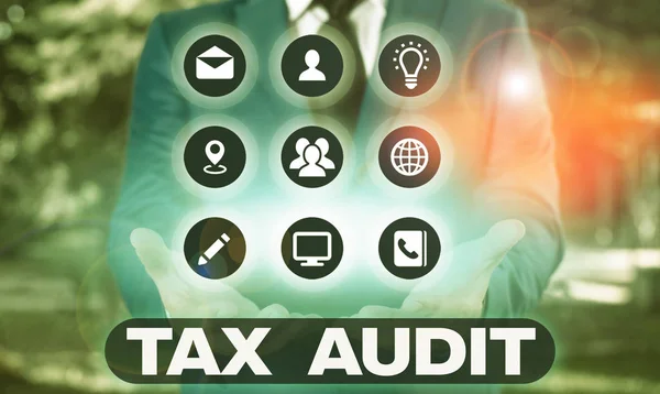 Word writing text Tax Audit. Business concept for examination or verification of a business or individual tax return.