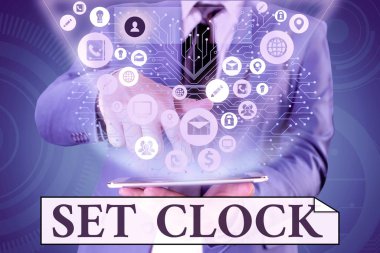 El yazısı metin yazımı Saat Ayarları. Kavram demek, ya doğru zamana koy ya da saati sonraya ertele demek..