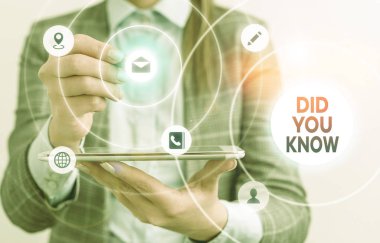 Biliyor musunuz gösterilen not yazma. Sonraki hamle düşünme Trivia beyin fırtınası merak bilerek vitrine iş fotoğraf.