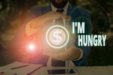 Açım diye el yazısı yazıyorum. Kavram, güçlü bir dilek ya da mideye bir şey koyma arzusu anlamına gelir..