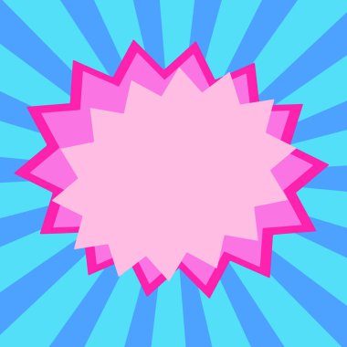 Renkli nesnenin asimetrik ve eşit olmayan biçimi. Simetrik olmayan düzensiz şablon ana hatları çok renkli tasarım. Soyut resmin tasviri