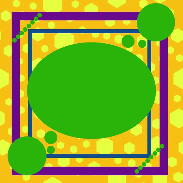 Asymmetrische ongelijke vorm formaat van kleurrijke ding object. Onsymmetrisch ongelijk patroon schets veelkleurig ontwerp. Illustratie van abstracte schilderkunst — Stockvector