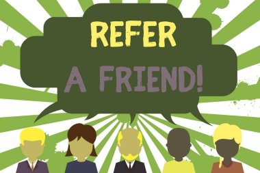 El yazısı metin yazma Bir Arkadaş bakın. Kavram başka birini doğrudan ya da ona hediye beş farklı ırklar kişi boş konuşma balonu paylaşan gibi bir şey göndermek anlamına gelir. Konuşan insanlar.