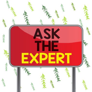 El yazısı. Uzmana sorun. Kavram derken profesyonel tavsiye istenen destek tahtası aranıyor zemin metalik boş panel tahtası renkli arkaplan eklendi.