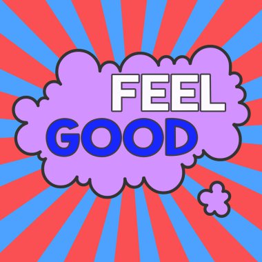 İyi hissettiren bir not yazıyorum. Sıklıkla aldatıcı bir tatmin duygusuna ilişkin ya da teşvik eden iş fotoğrafı gösterimi Asimmetrik düzensiz şekil çok renkli nesne tasarımı.