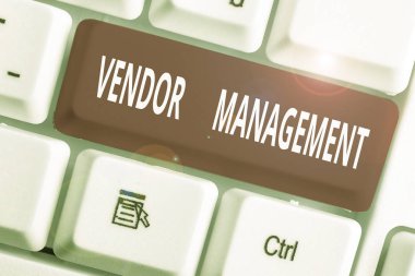 Kelime Yazma Tedarik Yönetimi. Araştırma ve kaynak tedarikçilerine yönelik faaliyetler için iş kavramı.