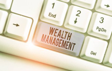 Writing note showing Wealth Management. Business photo showcasing perforanalysisce tracking of the funds as per regular market.