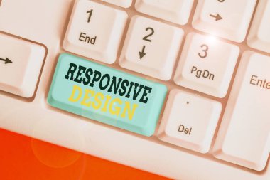 Tepki Tasarımı 'nı gösteren bir not yazıyorum. Esnek yerleşim düzenleri kullanan iş fotoğrafı gösterimi web sayfası oluşturma.