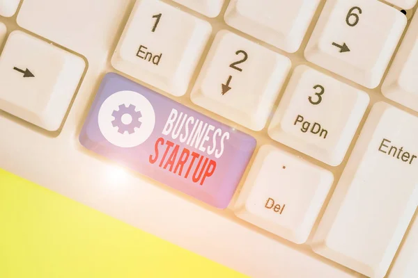 Word writing text Business Startup. Business concept for company that is in the first stage of its operations. — Stock Photo, Image