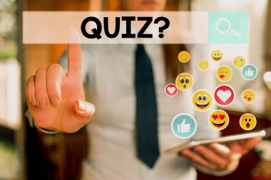 El yazısı metin Quiz Soru. Bireyler veya takımlar arasındaki rekabet olarak bilginin kavram anlamı testi.