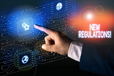 El yazısı metin Yeni Düzenlemeler. Kavram anlamı kurallar hükümet düzeni kontrol bir şey yapılan yaptı.