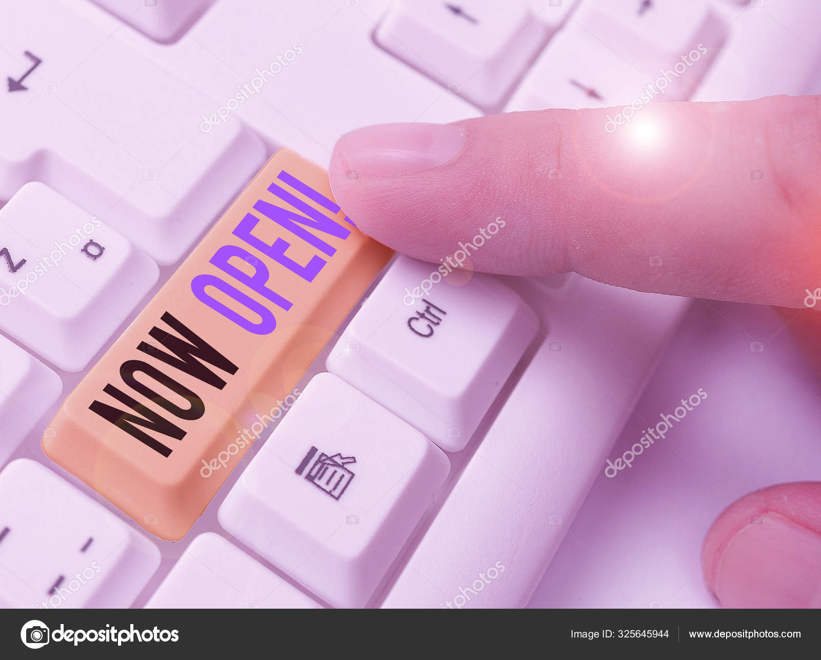 Conceptual hand writing showing Now Open. Business photo showcasing leave  door or windows not closed or barred at this current time. — Stock Photo ©  artursz #325645944, image size:1600x1286