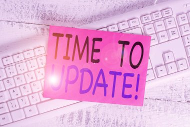 Kelime yazma zamanı güncelleme zamanı. Bunun için iş konsepti daha modern bir şey yapmak için doğru zamandır. Beyaz klavye ofisi boş dikdörtgen şekilli kağıt hatırlatıcı ahşap tedarik.