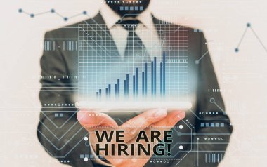 El yazısı metin Biz Işe vardır. Kavram son zamanlarda birini istihdam veya belirli bir iş yapmak için birisi ödeme anlamına gelir.