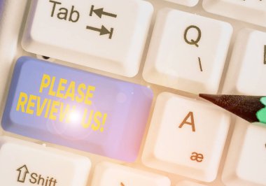 El yazısı metin Lütfen Bizi İnceleyin. Kavram anlamı durum veya sistem otorite göstererek resmi incelemedir.