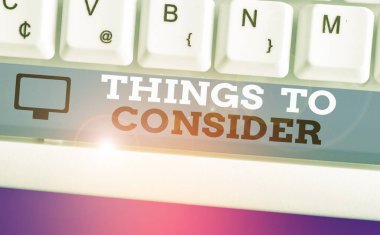 El yazısı. Düşünülmesi gereken şeyler. Kavram derken, özellikle karar verirken dikkatli düşünün..