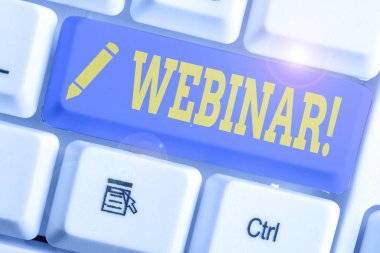 Webinar yazma el yazısı metin. Kavram anlamı seminer veya Internet üzerinde yer alan diğer sunum türleri.