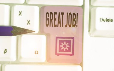 Kelime yazarlığı harika bir iş. Birini iyi yaptığı bir şey için övmek için kullanılan iş konsepti..