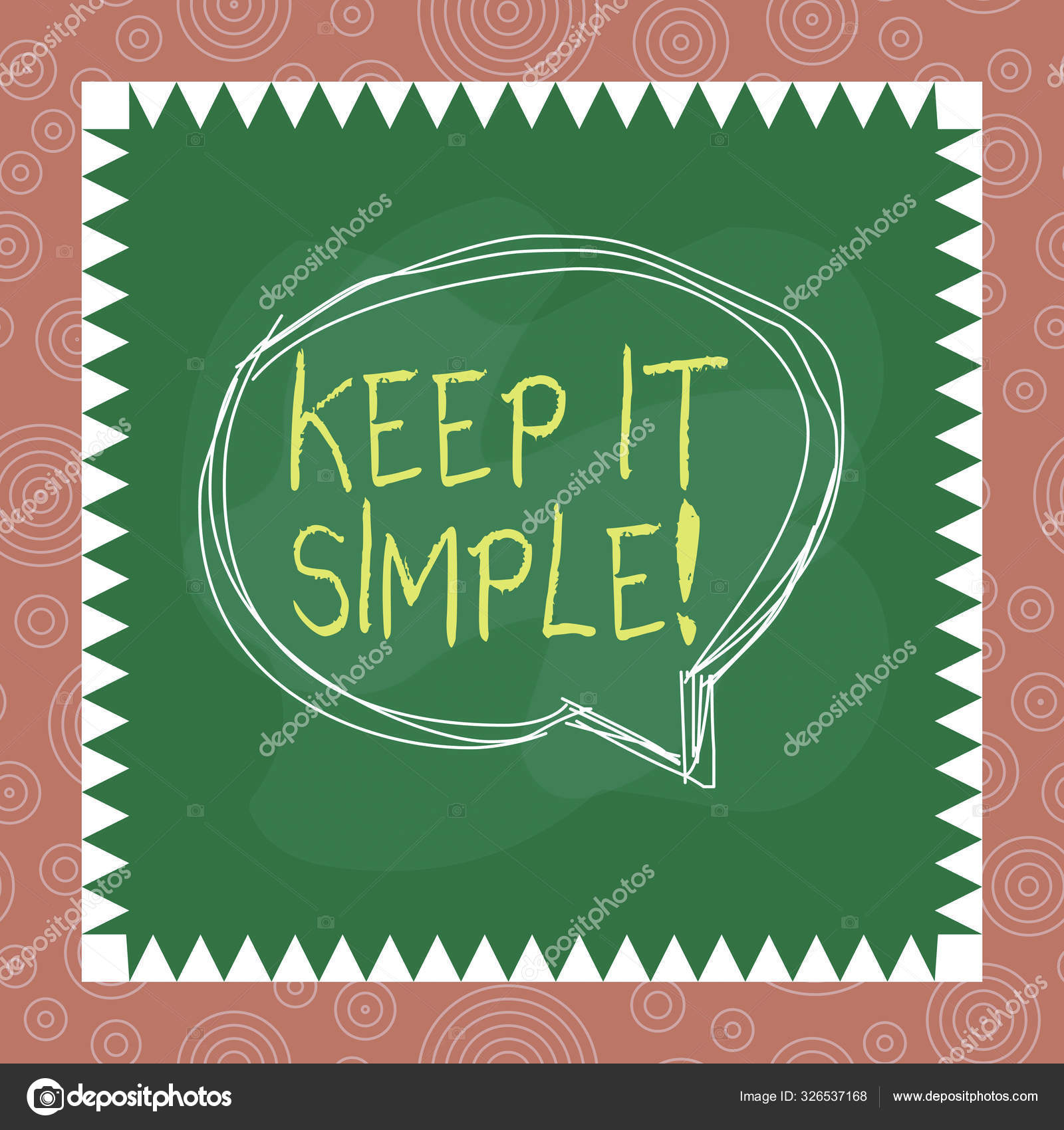 Foto de Palavra Escrita De Texto Keep It Simple Conceito De Negócios Para  Simplificar As Coisas