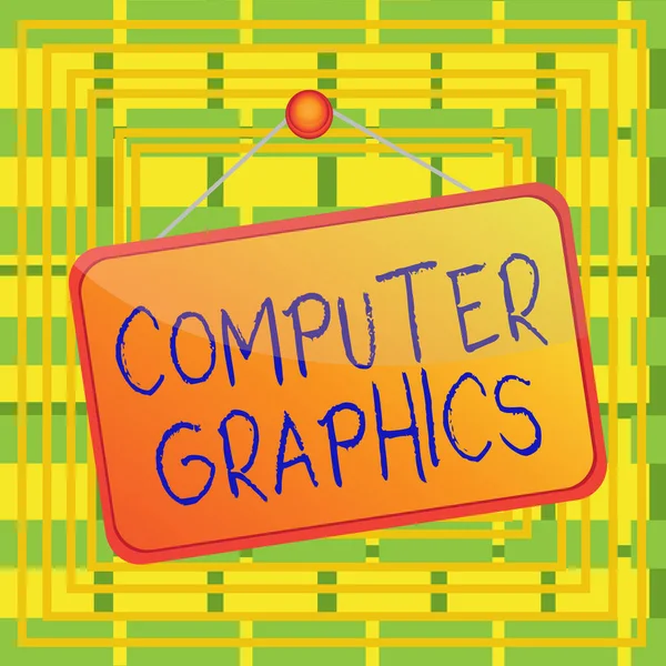 Signo de texto que muestra gráficos de computadora. Representación visual fotográfica conceptual de los datos mostrados en un monitor Memorándum de color recordatorio tablero vacío espacio en blanco adjuntar rectángulo de fondo . — Foto de Stock