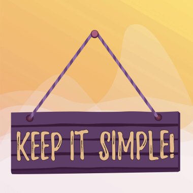 Basit Tut 'u gösteren bir not yazıyorum. İş fotoğrafı gösterimi kolay bir şey isteyin. Çok fazla detaya girmeyin. Tahta çivi teli tahtası renkli ahşap panel sabitlendi..